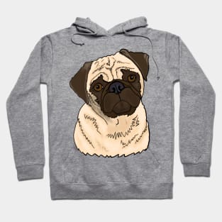 Elaine the Pug Hoodie